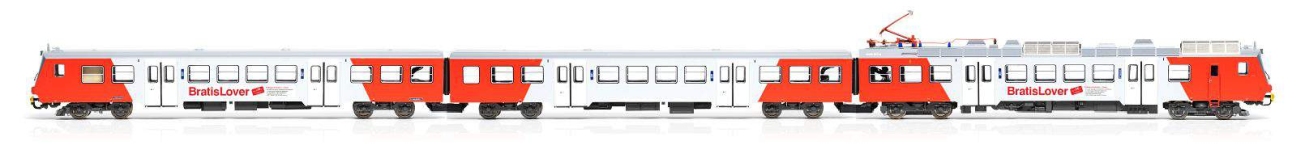 Jägerndorfer JC10970 - H0 - 3-tlg. Triebzug Rh 4020 BratisLover, ÖBB, Ep. V